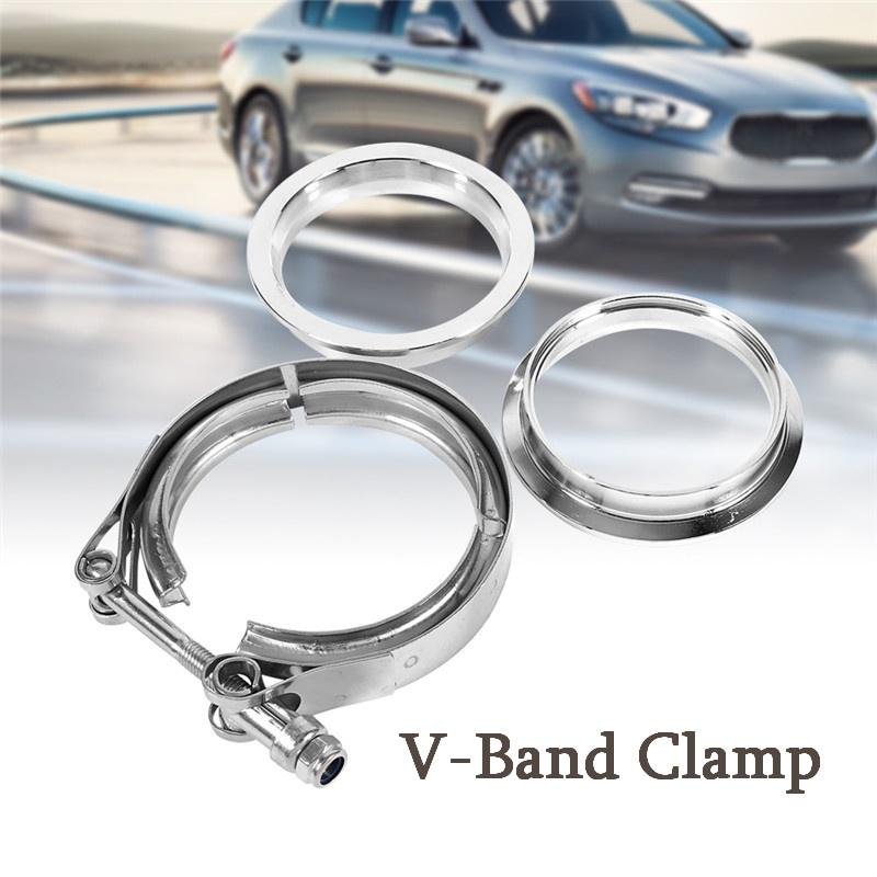 V-Band Clamp 3 Inch SS304 V-Band Clamp Stainless Steel M//F V Band Turbo Exhaust Downpipe