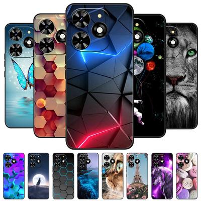 Para Capa Tecno Spark 20 Spark20 Pro Luxo Telefone Capa Traseira de Silicone Para Tecno Spark 20C Capas Spark20 Concha Protetora Capas
