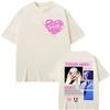 Moda Estetica Miko Manica Corta Merch Giovane Miko T-shirt Y2k Hip Hop Streetwear Casual Ampia Stampa T-shirt in Cotone Unisex