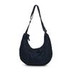 New denim casual simplicity 2025 simple large capacity literary retro lazy wind crossbody shoulder bag women