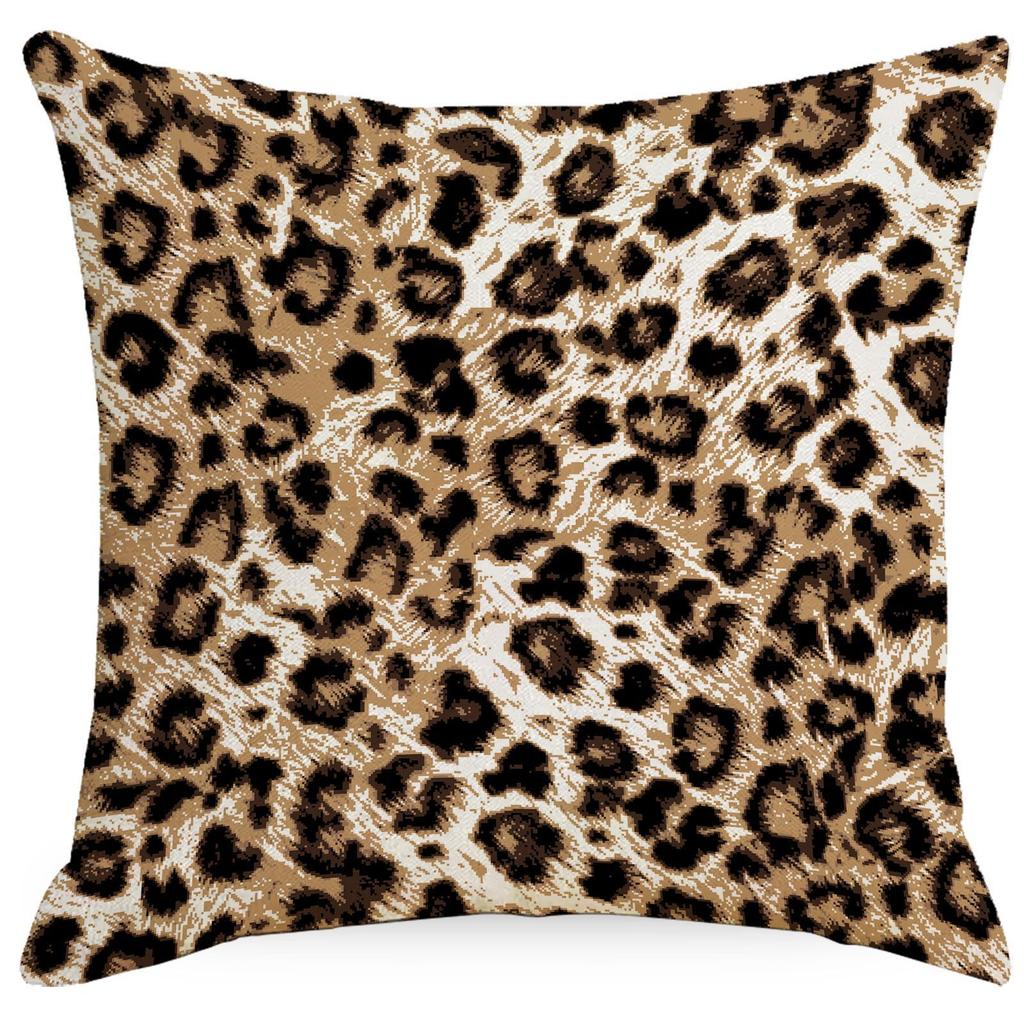 Leopard Spot Pillowcases Home Decoration Cushions Living Room Sofa Bedroom Headrest Nordic Style High-end Square Cushion Cover