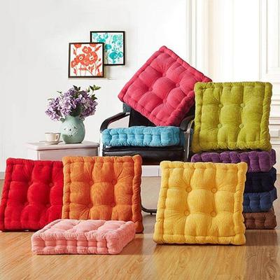 Thicken Corn Fleece Tatami Seat Office Chair Sofa Cushion Soft Pad Mat Pillow Winter Office Bar Home Decor