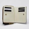 Snoopy Women's Bifold Wallet with Popular Character SNOOPY Brooch (Beige)
