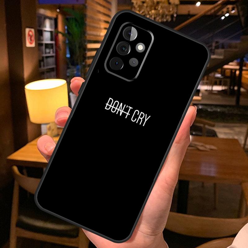 Sad Depression Black Word Case For Samsung Galaxy A36 A56 A26 A16 A06 A53 A33 A13 A12 A32 A52 A55 A35 A15 A54 A34 A14