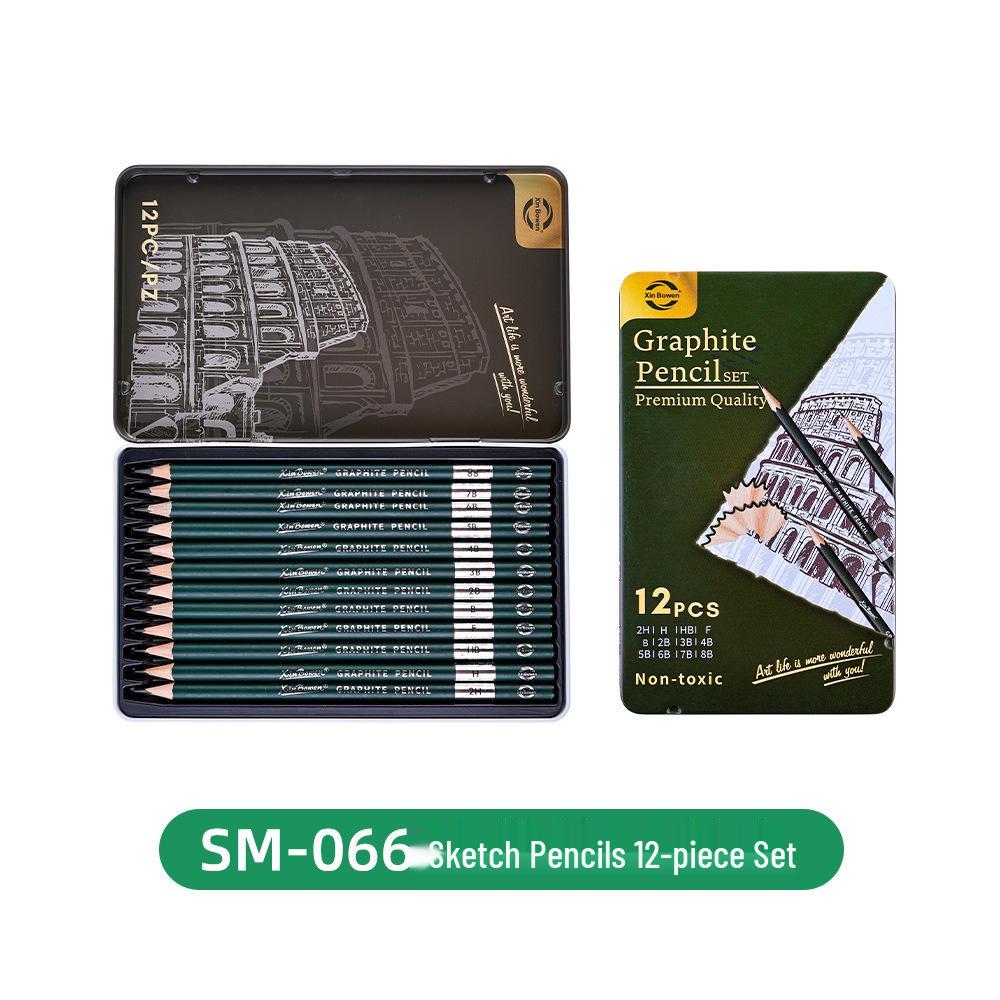 Grenzüberschreitendes Kunst-Holzkohle-Skizzierstift-Set - Weiche, Mittlere, Harte Varianten