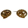 Chanel Gold Plated Circle CC Logos Earrings Earring goldUsed