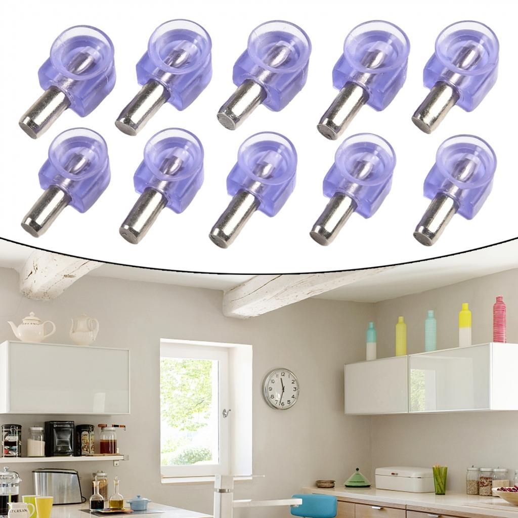 23x13mm Shelf Support Pegs Iron And Rubber Secure Hold