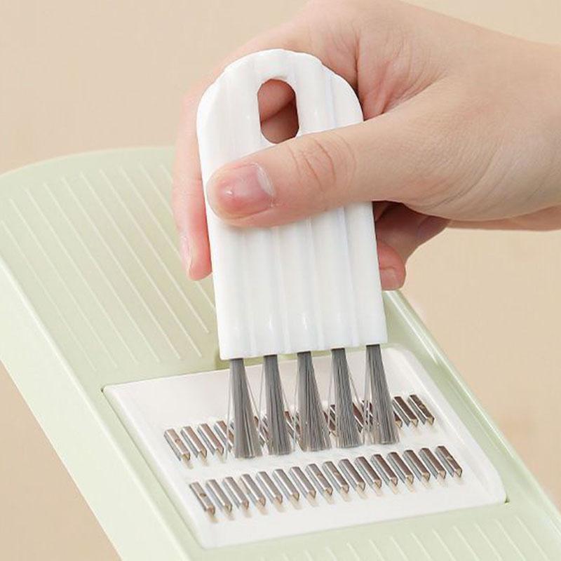 Perie multifuncțională pentru curățarea tastaturii Kit de curățare a computerului Perie moale Curățător pentru tastatură Colț Gap Duster Curățător pentru tastatură