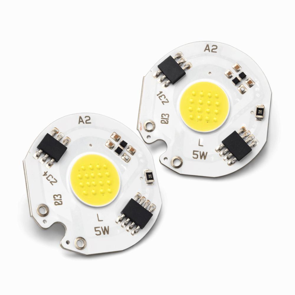

10PCS 5W Integrated Light Source COB Lamp Bead Compact LED Light Module Indoor Lighting теплим білим кольором