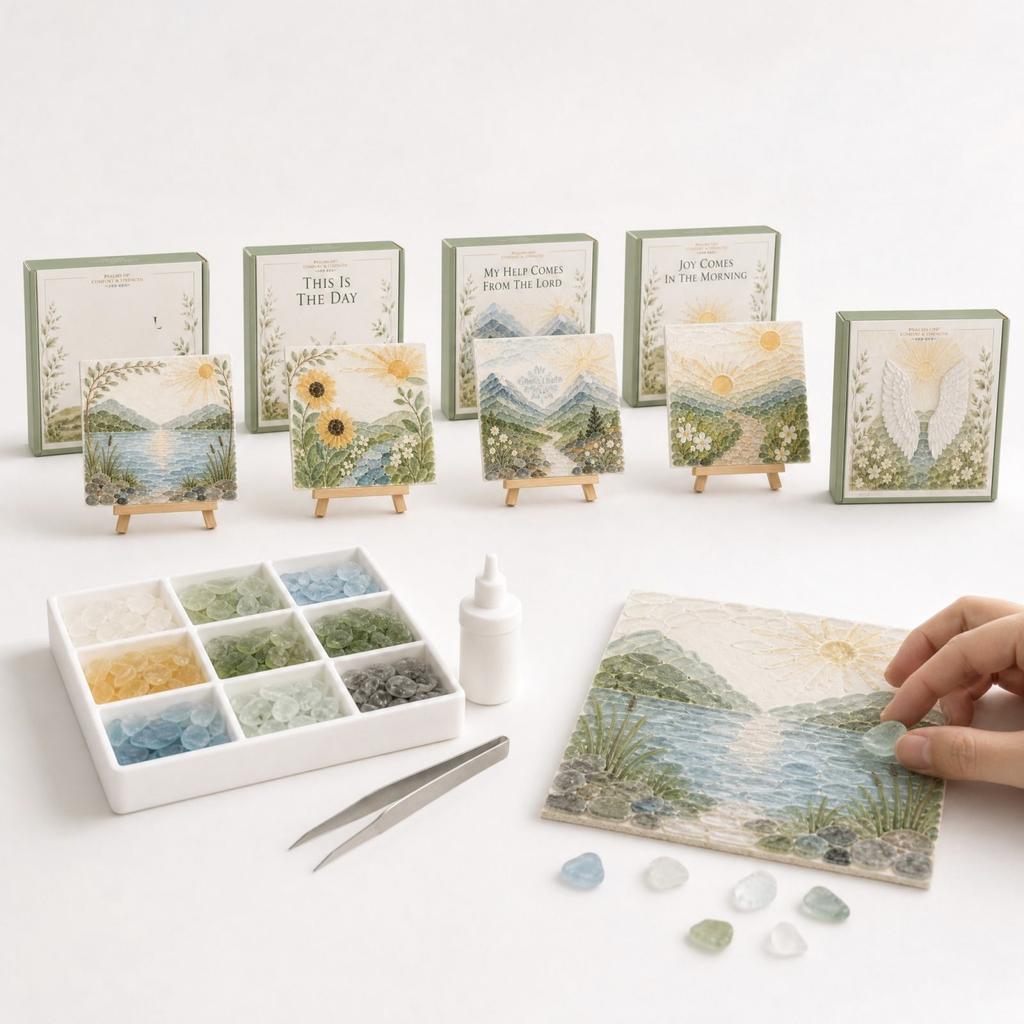 Sea Glass Set - Kit for DIY, Jewelry Making and Home Decor Projects