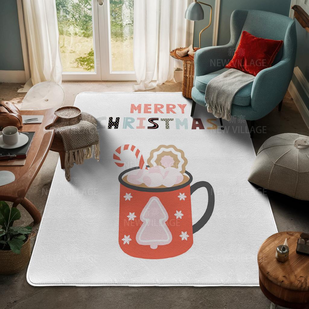 Koberec ke vchodu do domu Rohožka ke dveřím do domu Obývací pokoj Vana Koupelna Protiskluzové koberce s absorpcí vody vana Veselé Vánoce zima