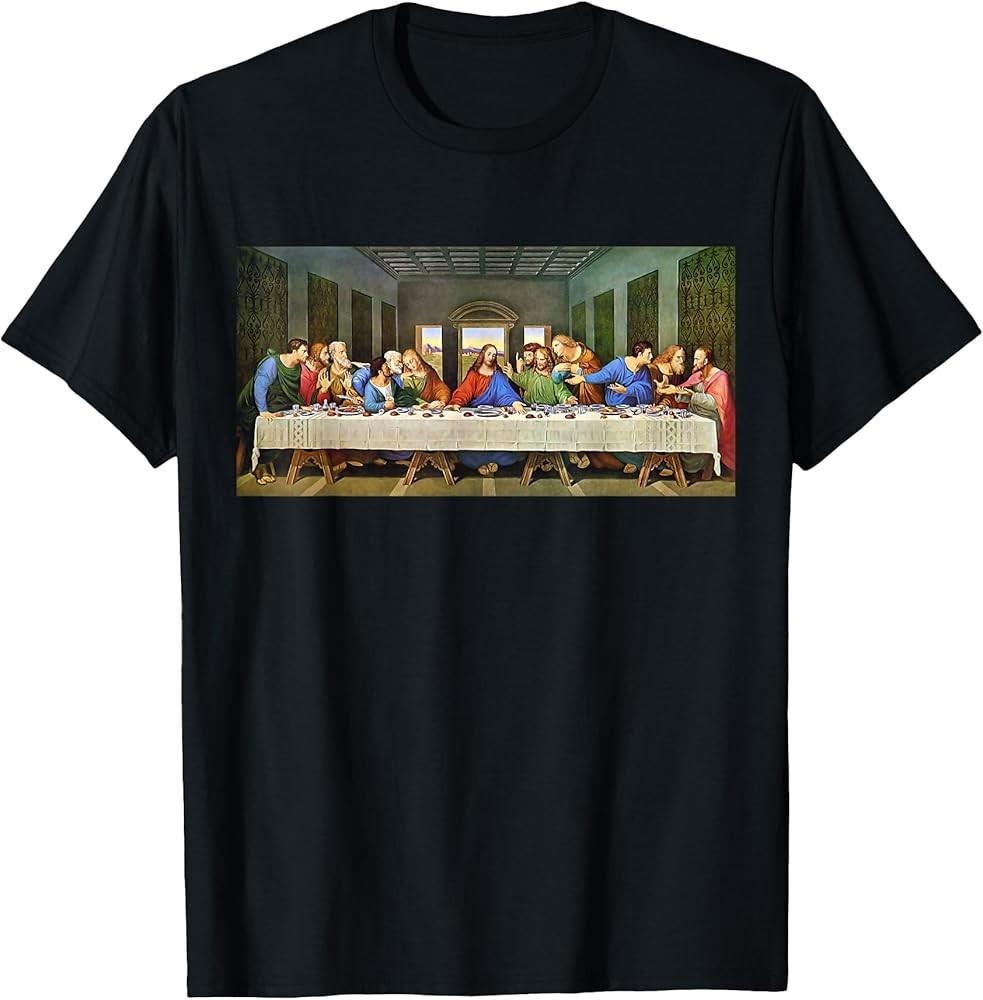 

The Last Supper (L Ultima Cena) by Leonardo da Vinci T-Shirt Unisex T-Shirt XXL
