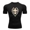 Men's Quick Dry Compression Athletic T-Shirt, Stylish Geomet