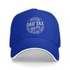 Baseball Cap Dad Tax Funny Papa Daddy Fathers Day Stuff Men Women Casquette Hat Retro Outdoor Activities Adjustable Snapback Cap