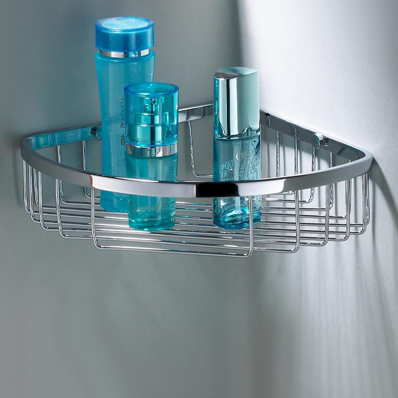 Stainless Steel Bathroom Triangle Shelf for Shampoo and Shower Gel
