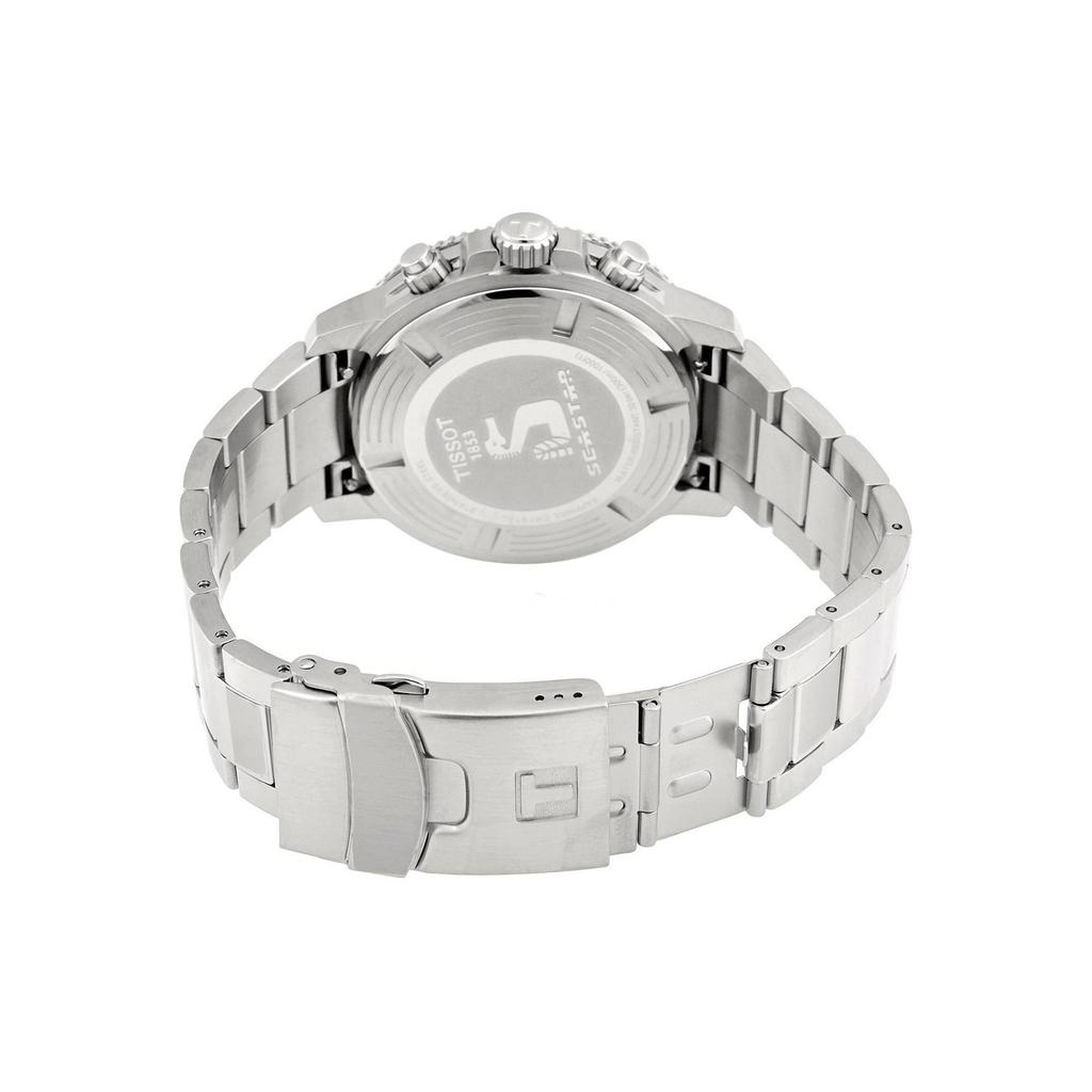 Tissot Orologi da uomo con movimento al quarzo Orologio 45,5 mm Quadrante blu Cassa in acciaio inossidabile T120.417.11.041.03