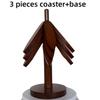 New Anti Heat Tree Design Coaster Tree Shape Household Ornaments Heat Insulating Mat Non-slip Stand Tree Design Coaster