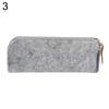 Portable Pencil Case Felt Student Pen Box Ruler Eraser Stationery Zipper Bag