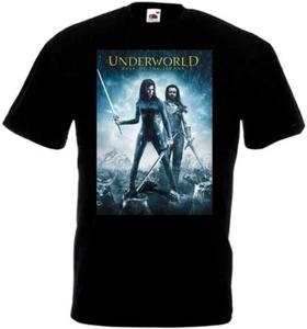 Underworld Rise of the Lycans V3 T Shirt Black Movie Poster All Sizes