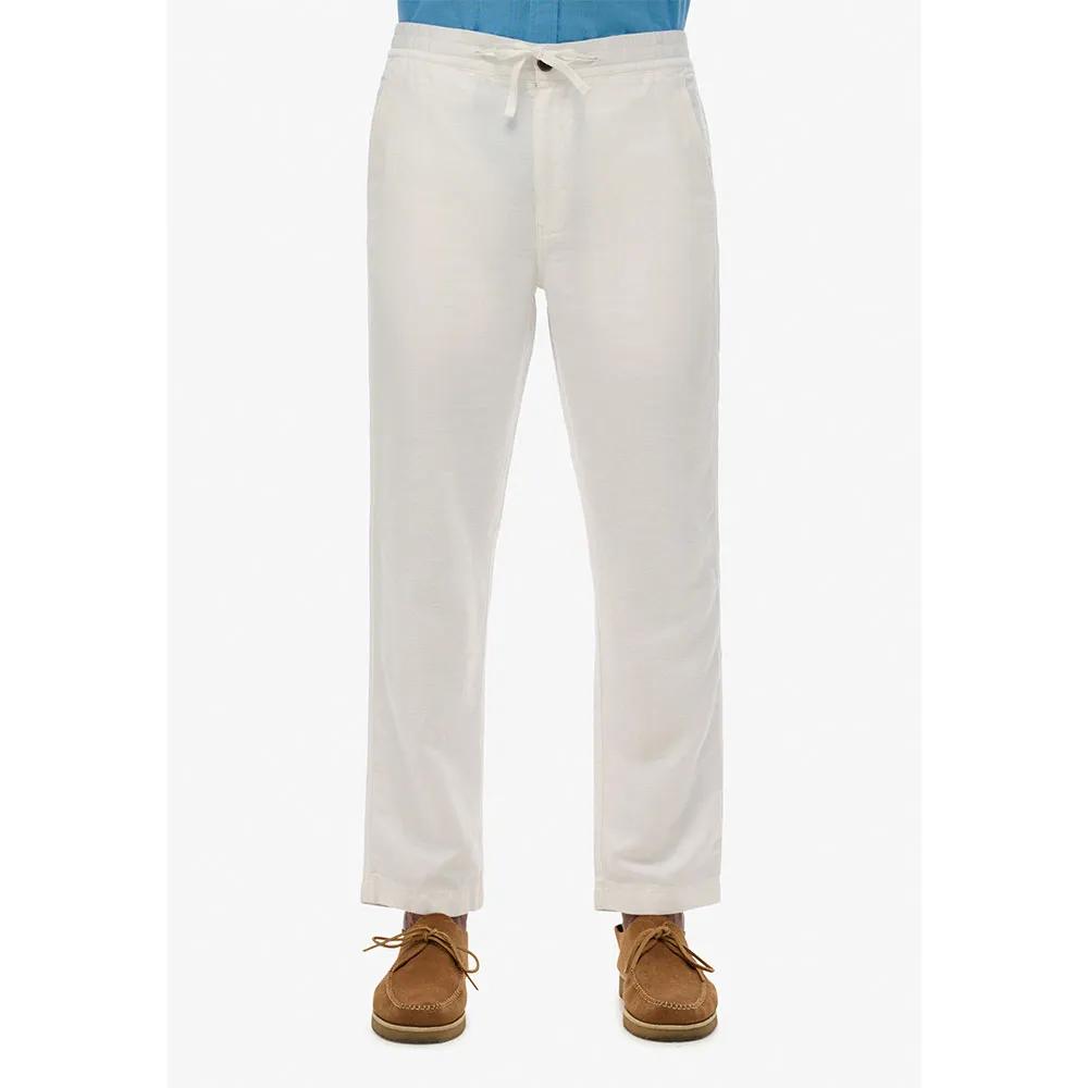 Superdry Weiß Leinenhose Merchant - Bild 2