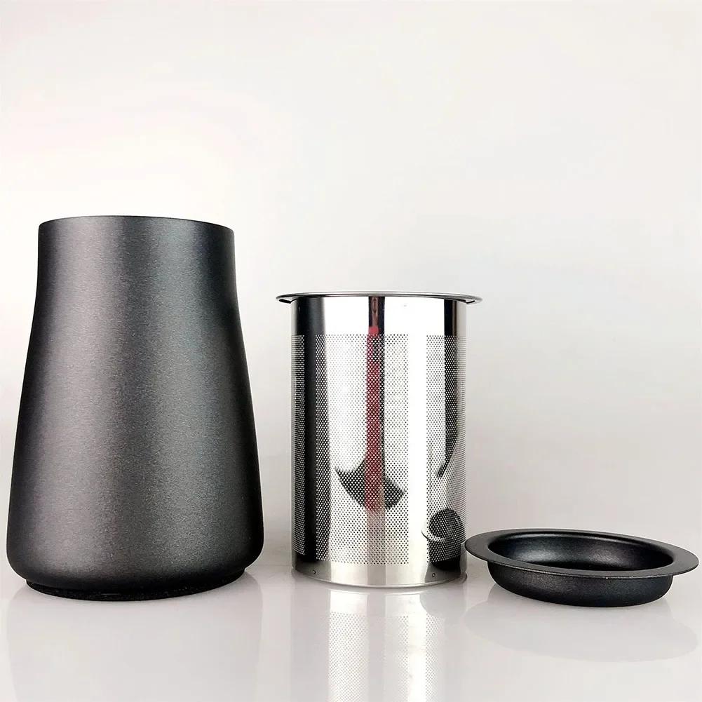 Coffee Grounds Filter for Manual Brew Stainless Steel Construction Efficient Sieving for Smooth Flavor Aroma Concentration