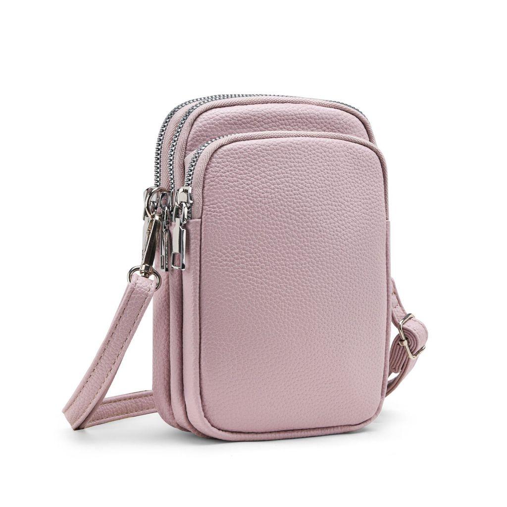 IELGY Ladies Messenger Bag Soft Leather Phone Bag