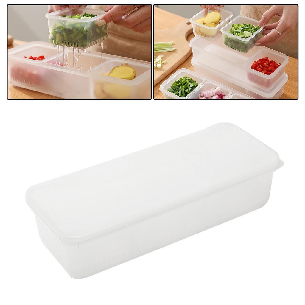 Household Items Food Storage Organizer Leakproof Multifunctional Bins Fruit And Vegetable Storage For Kitchen Countertops Pantry