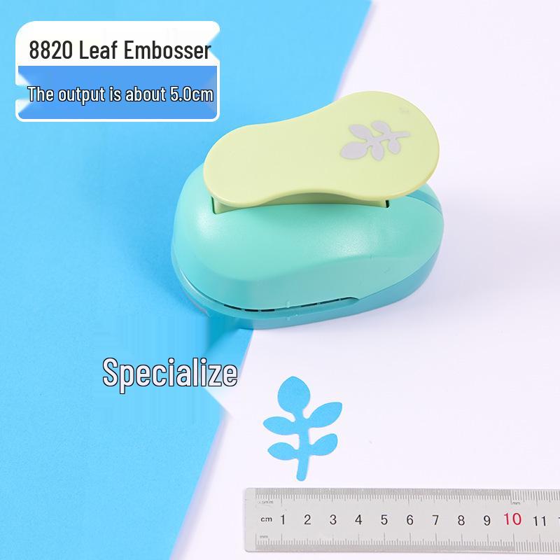 Children's DIY Embossing Machine: Easy Large Flower Punch for Kindergarten Craft and Paper-Cutting Projects