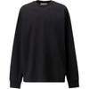 LS Tee Series Round Neck Soft Comfortable Long Sleeve T-Shirt Unisex Tops Black Green 2183B306-100