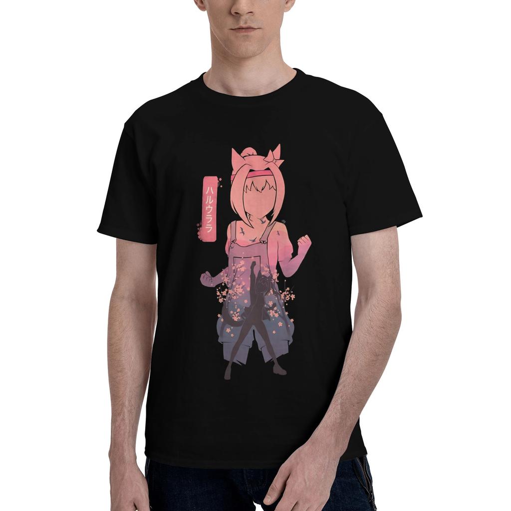 Haru Urara Aime T-Shirt for Men Women The Shining Star of Losers Everywhere Humorous 100% Cotton Tee Shirt T Shirt Original Tops
