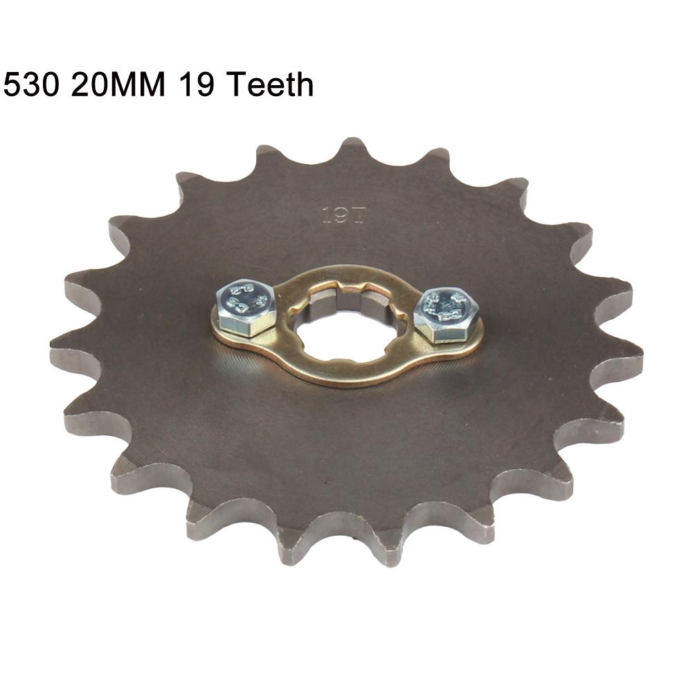 530 Chain 20mm 10 11 12 13 14 15 16 17 18 19 20 21 Teeth Front Engine Sprockets For 200 250cc Dirt Bike ATV Quad Buggy Motorbike