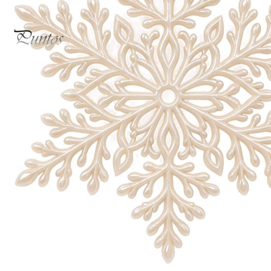 Portable Seasonal Ornament Christmas Snowflake Hanging Ornament, Decorative Xmas Tree Pendant, Shatterproof Decoration for Durable Festive Keepsake