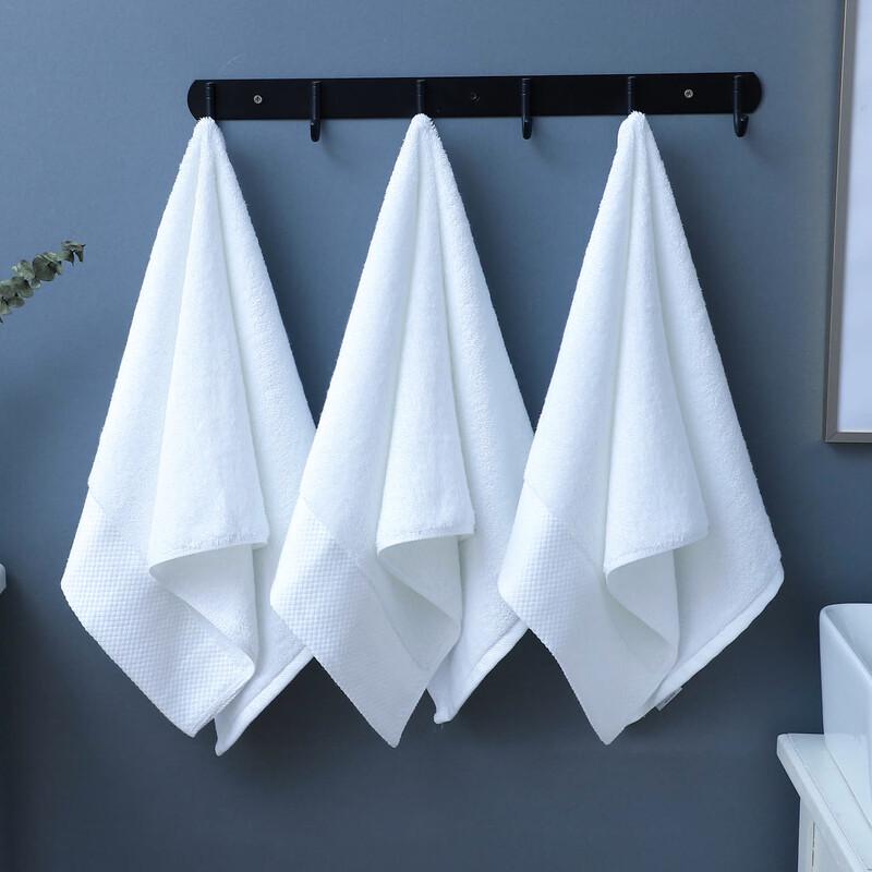 White Pure Cotton Hotel Bath Towel