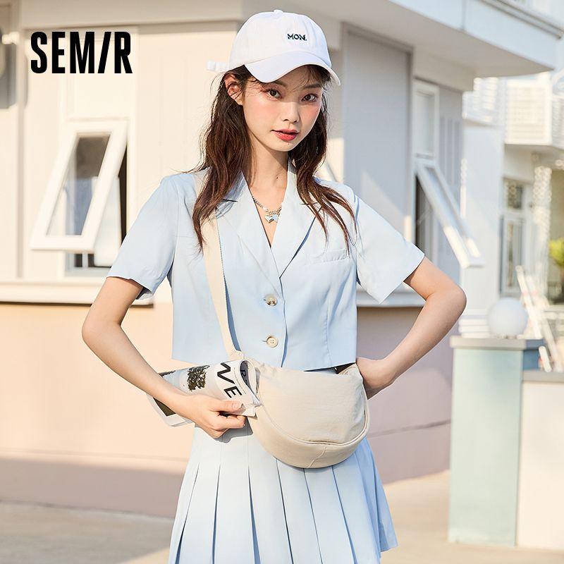 

Senma Messenger Bag Women s Bag Nylon Shoulder Bag Versatile Casual Bag Sports Underarm Bag Canvas Bag Dumpling Bag Women Cherry Powder [Basics]]