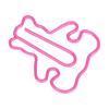20PCS   Plastic Coated Wire Paperclip Bear Shape Bookmark Clip File Notebook Holder
