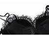 Women's Lace-Edge Wireless Bra Set for Small Chest Enhancement