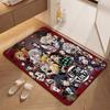 Demon Slayer Character Collection Indoor Rug Thick Nonslip Carpet For Study Reading Area Home Decor Halloween Gift