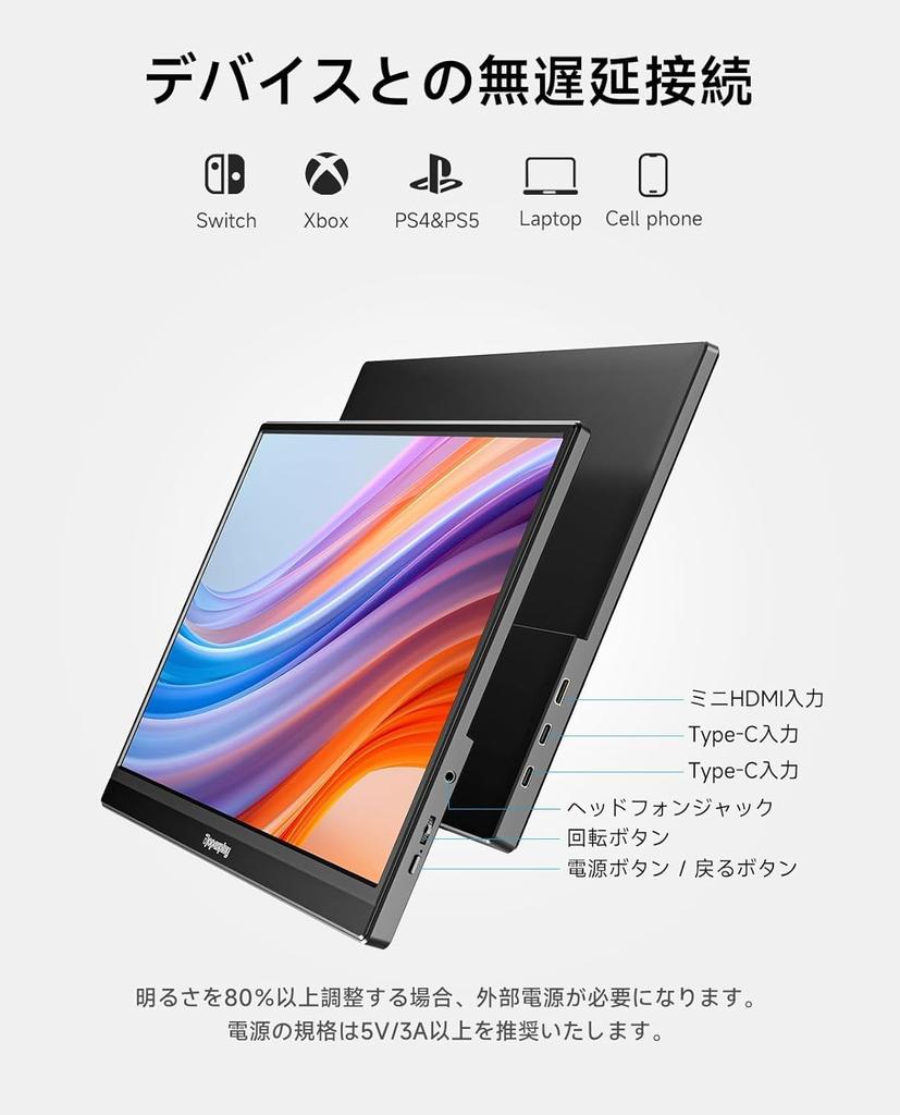 New Dopesplay HDR Mobile VESA Matte IPS LCD Portable Monitor for Compatible with and Compact Size [2025 Model] 15.6-inch Monitor, Compatible,