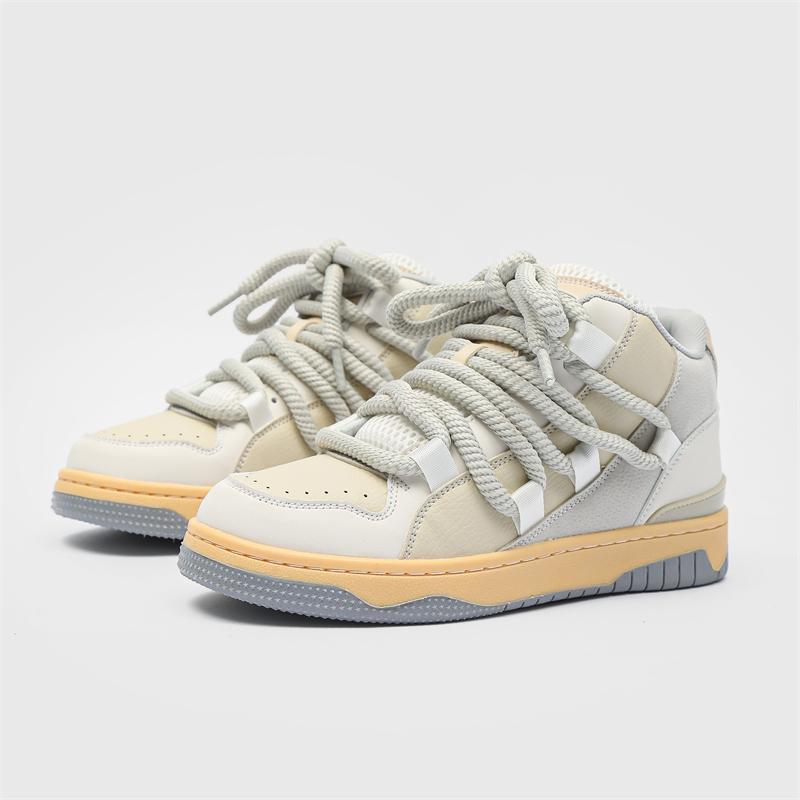 

Нове чоловіче модне баскетбольне взуття, дихаюче спортивне взуття, тенісні кросівки 44 бежевий