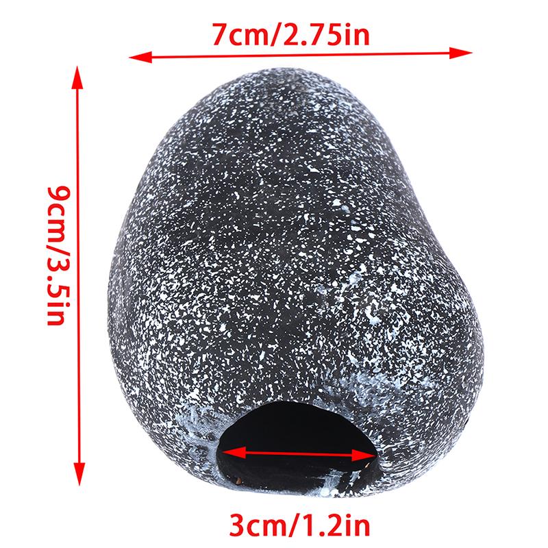 Cichlid Stone Aquarium Rock Shrimp Breeding Cave Hideaway Fish Tank Decoration