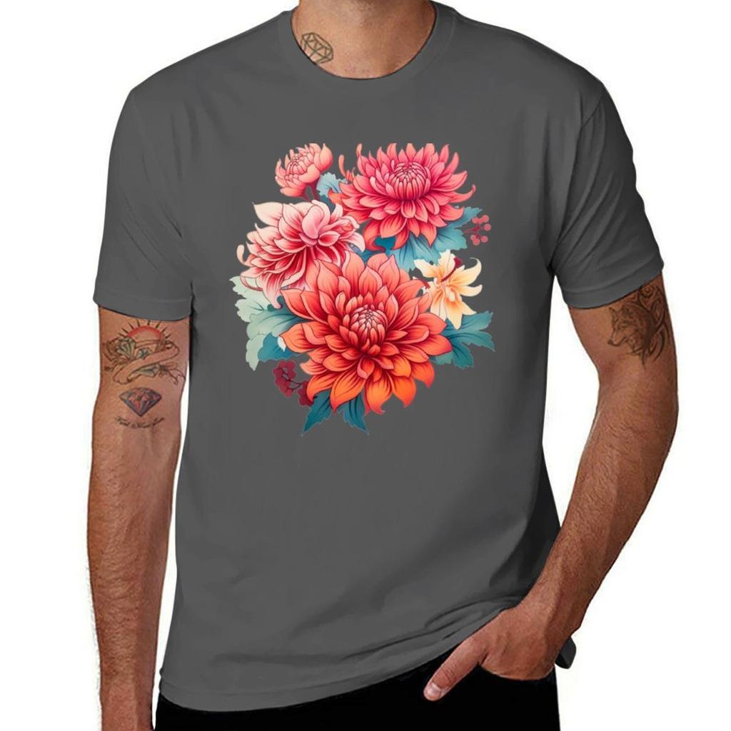 Dahlias Graphic G1 Tshirt Funny T Shirts Dark Humor Tshirt