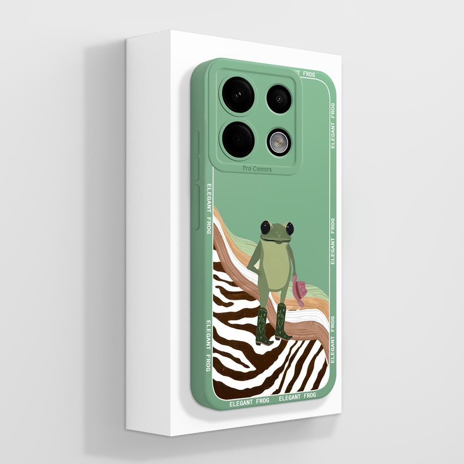 Case For POCO X6 Pro Various Style Candy Phone Cover For POCO X 6 Soft Liquid Silicone Camera Protection Shockproof Back Covers