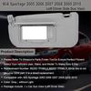 NHILES Driver Left Side Sun Visor Replacement Fits for KIA Sportage 2005-2010 Sunshade Without Light 85202-1F090LX Color Gray