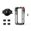 Flymile X6 Cage Metal Protective Case for Insta360 X6 Accessories Camera Aluminum Alloy Frame Cage with Silicone Lens Cover