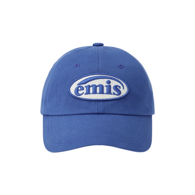 

EMIS TONE ON TONE WAPPEN BALL CAP-BLUE BLUE