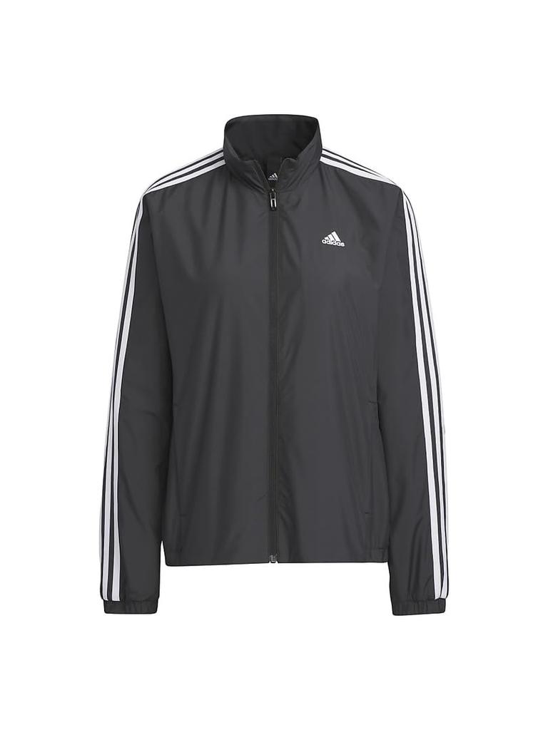 Adidas IEH75 Jersey Regular Fit Windbreaker Size Men's 3-Stripes Top, Jacket, Black/White (IK9860), J/M