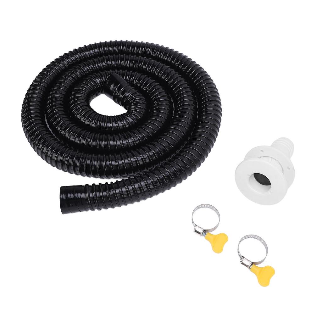 1100GPH Bilge Pump Installation Kit Efficient Drainage Pressure Resistant 1.14in Diameter 6.56ft Bilge Pump Hose with 2