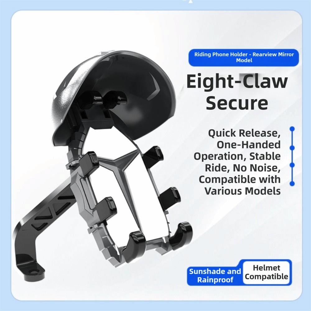 Sunshade Motorcycle Phone Holder Rotatable Universal Phone Stand  Motorcycle Riding