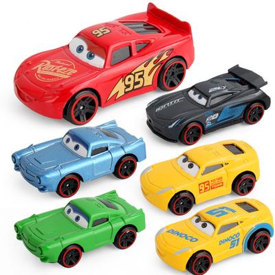 Cartoon Metal Diecast Alloy Cars 3 Lightning McQueen Mater Finn Sheriff Jackson Storm Ramirez Model Vehicle Toys For Children