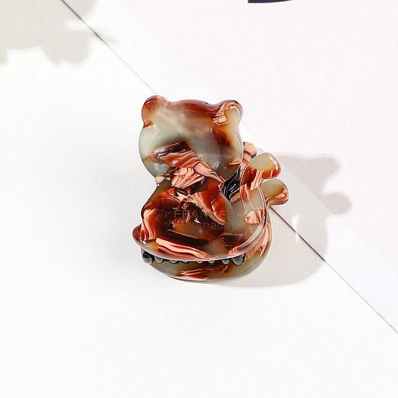 

2 шт. жіночих міні-затискачів для котячих кігтів. Маленькі прозорі затискачі для волосся. Кігті для волосся. Пластикові DIY. різнокольоровий